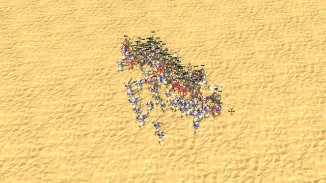 Stronghold Crusader 2|100 Maceman Vs 100 Rangers