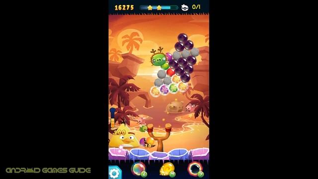 Angry Birds POP Bubble Shooter: Level 48: Walkthrough (3 STARS) HD