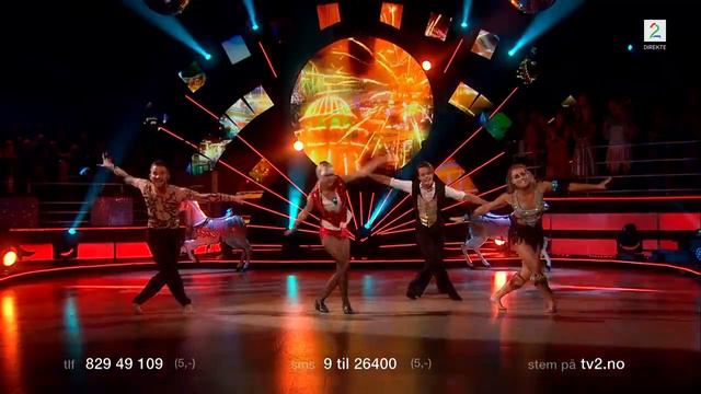 Herman Tømmeraas y Amalie Snøløs en Skal vi Danse