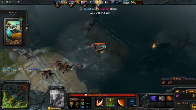 DOTA 2 - играем за Sniper(#3)