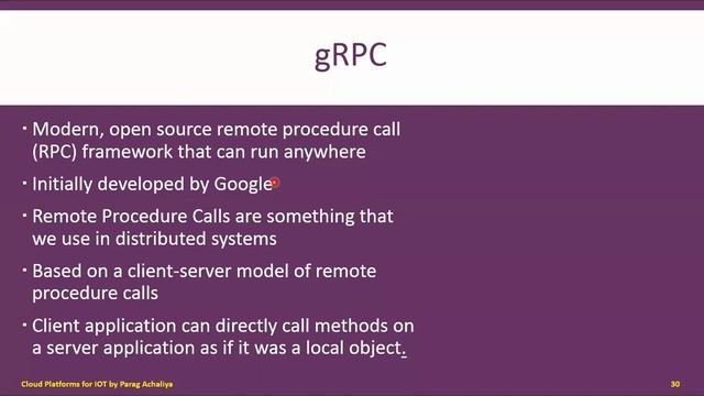 Sky Net IoT Messaging Platform, GRPC, SOAP