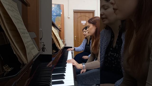 Работа над сонатой Хачатуряна для скрипки и фортепиано (клавир)