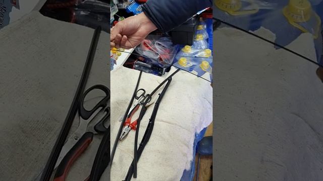 Замена резинки на дворниках