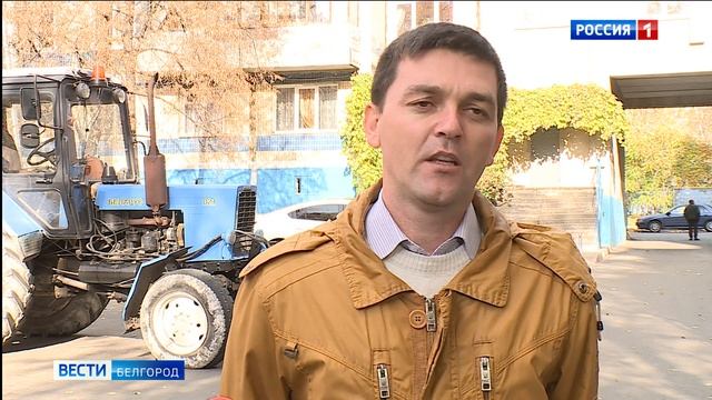 В Белгороде провели тренировку по уборке дворов от снега