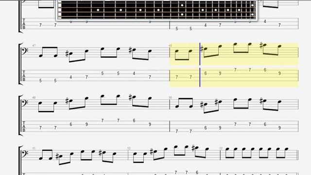 Beatles The   Boys BASS GUITAR TABLATURE