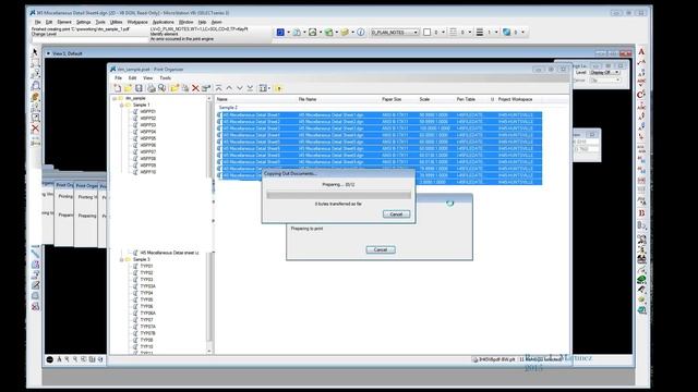 Microstation 008 - Generate PDFs With Print Organizer