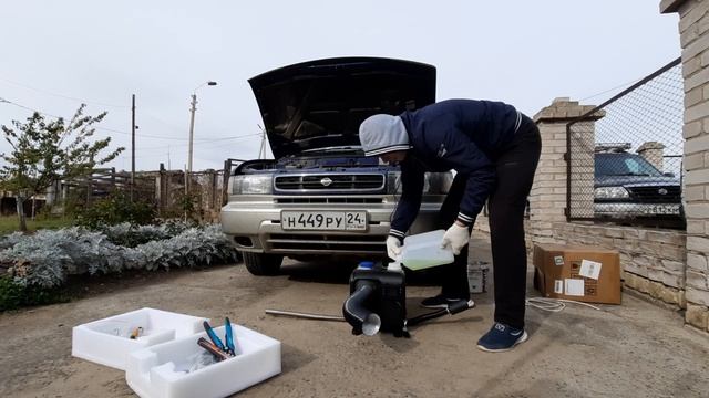Автономный отопитель (Вебаста) с Алиэкспресс.Распаковка и Первый запуск..mp4