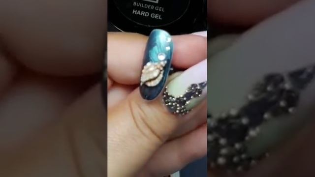 Юлия Билей  - Морские мотивы / Julia Biley - Marine Manicure Nail Art Periscope