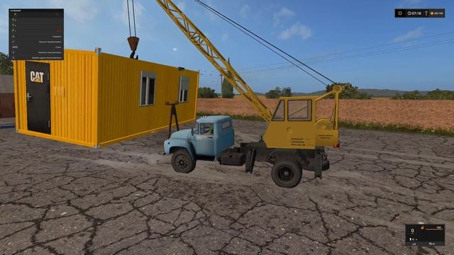 МОД ПАК ЗИЛ АВТОКРАН И ОБЪЕКТЫ ДЛЯ КРАНА ДЛЯ FARMING SIMULATOR 2017