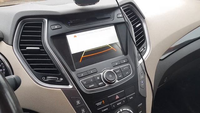 Hyundai Santafe Backup Camera Issue