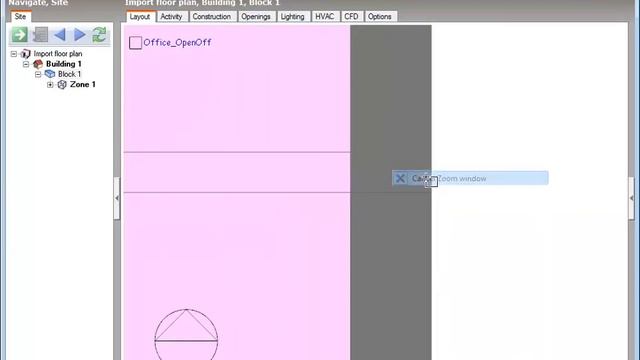 2.11 Importing 2-D Floor Plans From DXF And Bitmaps To Help Draw Blocks And Partitions