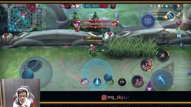 TUTOR OH SKYLAR  PAS PARTY FULL RRQ, BEATRIX SKYLAR MENGGILA! - Mobile Legends