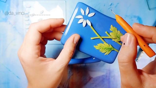 Ромашки из полимерной глины  как слепить ромашки  чашка с цветами