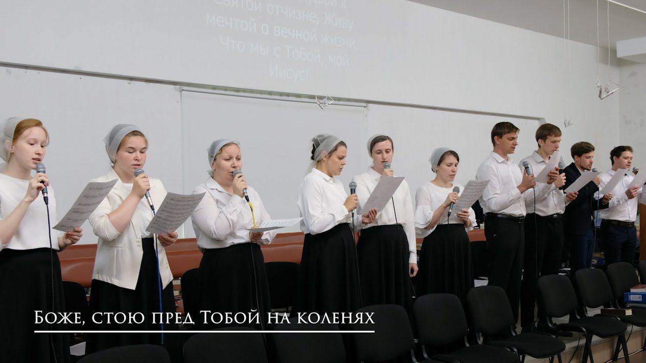 Псалом Боже стою пред Тобой на коленях