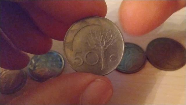 Регулярные монеты стран мира.  Намибия 1993 - 2015  Regular Coins Of Namibia