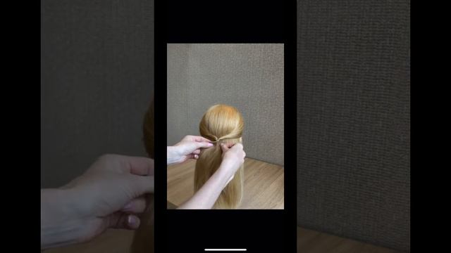 Простая и красивая прическа +1 плетение волос Hairstyles лайфхак Haircut Hair Shorts Марина Гоголев