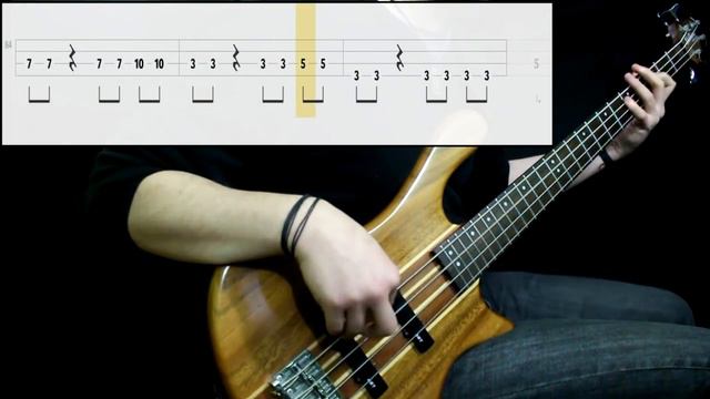 Zox - A Little More Time (Bass Cover) (Play Along Tabs In Video)
