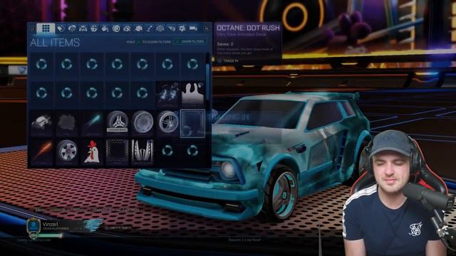 A FAN WITH *NO LUCK* GAVE ME HIS ROCKET LEAGUE ACCOUNT TO TRADE UP EVERYTHING & TOURNAMENT REWARDS!