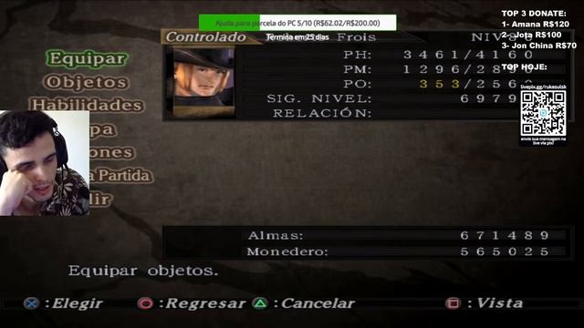 Onimusha 4 Modo Dark Realm com Roberto até o andar 100