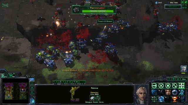 SC2 Arcade Ep.254 Zerg Wars (Nova)