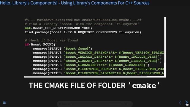 Hello, Library's Components! Using Library's Components For C++ Sources 