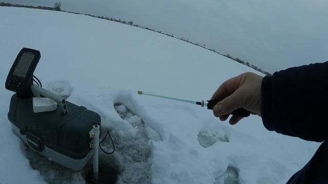 Коротко о рыбалке зимой с эхолотом!