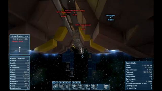 Space Engineers - 03 - Pilgrim's Curiosity, Out Of Oxygen, Y.A.R.R.!