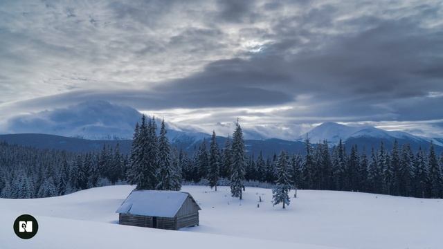 Snow Winter 4K Relaxation Film | Meditation Relaxing Music