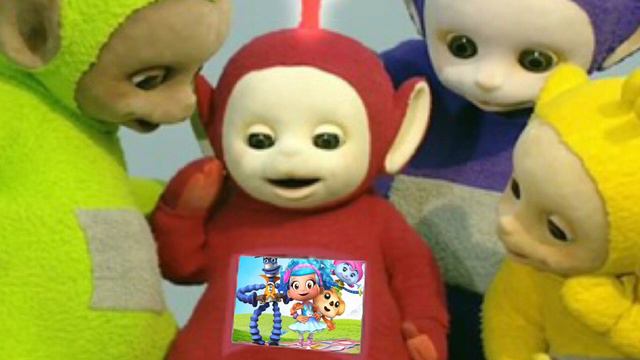Teletubbies Watching Luna Petunia