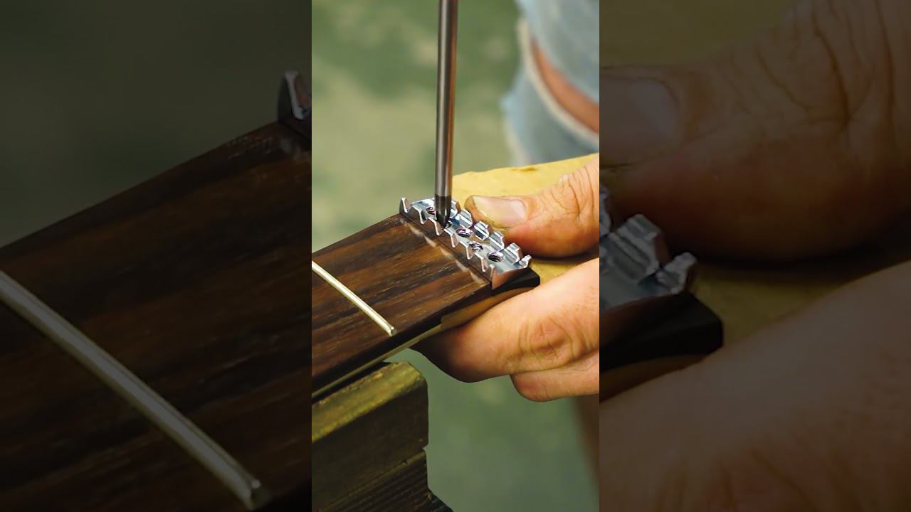 Установка Kahler на гитару Yamaha  #guitar #guitarrepair #ремонтгитар #Kahler #yamahaguitars