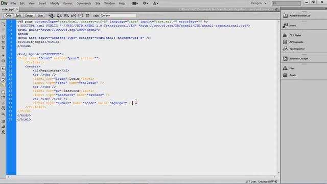 Jsp Y Servlet Java Netbeans