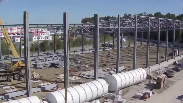 Timelapse Construction Of PENETRON Ekaterinburg Plant, Russia