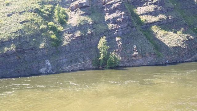 На моторке по реке Енисей Новоенисейка - Братский Мост  Хакасия