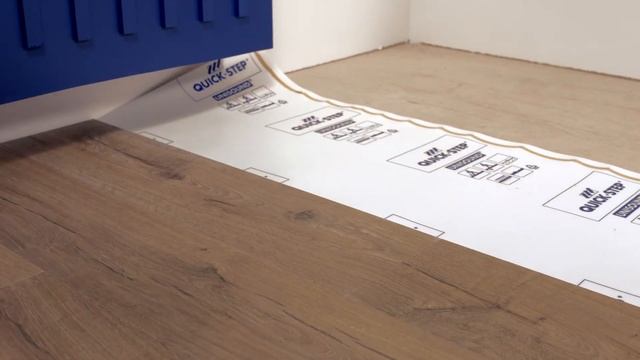 Een ondervloer plaatsen  Quick-Step-tutorial