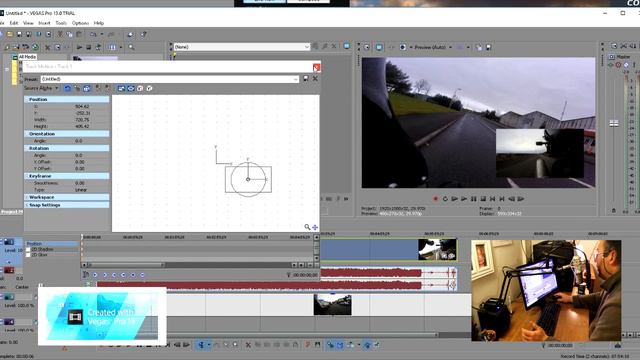 How To Have 2 Camera Shots In Sony Vegas Pro 13 Trial Version