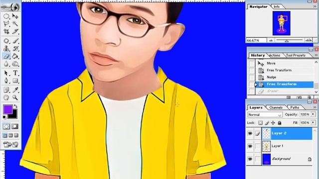 How To Turn Photos Into Cartoon Effect Photoshop Tutorial #updatetheoryit