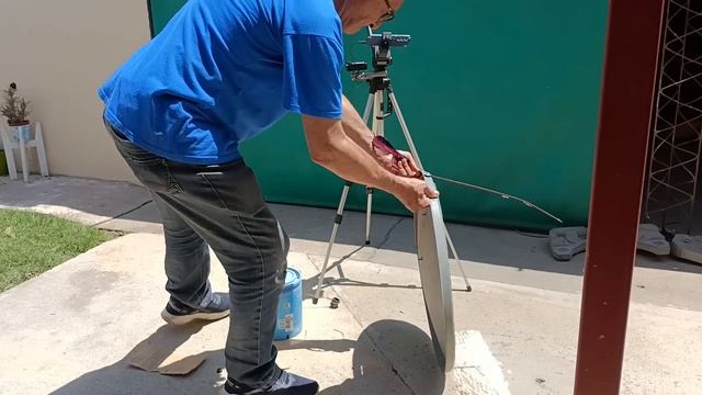 Cocina SOLAR Parabólica Logra FUNDIR METAL