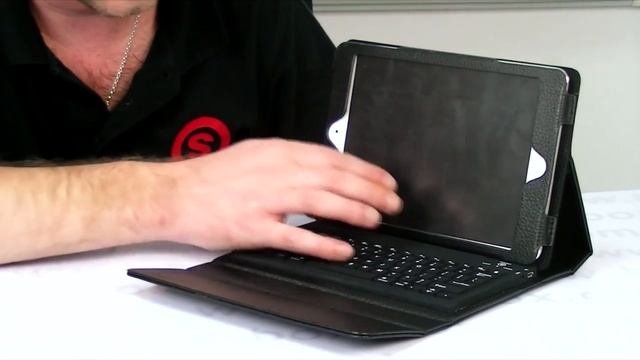 Wireless Bluetooth Keyboard With Folding Leather Case For IPad Mini