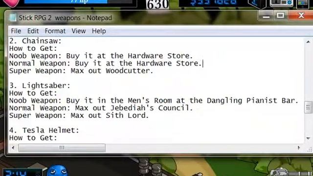 Stick RPG 2 How To Get All Weapons  Director's Cut Part 2