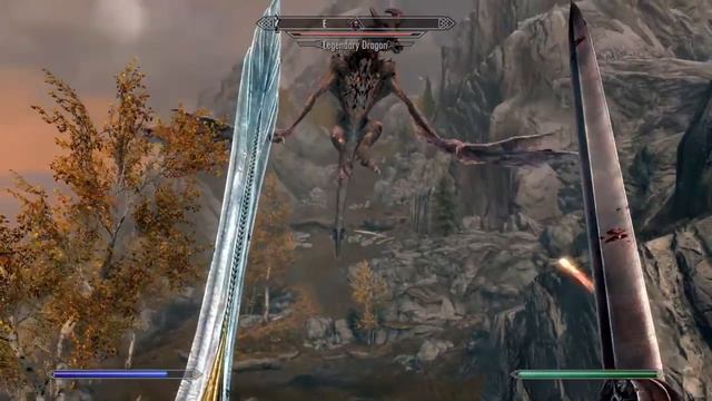 THE RAREST ACHIEVEMENT IN SKYRIM - KILLING A LEGENDARY DRAGON