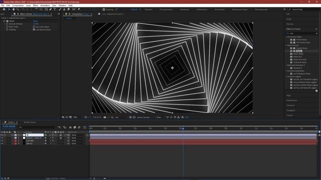 АБСТРАКЦИЯ В AFTER EFFECTS | ОБУЩАЮЩИЙ УРОК | TUTORIAL 2021