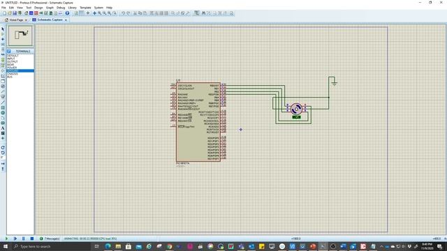 BEKM 3453 PIC16F877A Microcontroller Stepper Motor Simulation