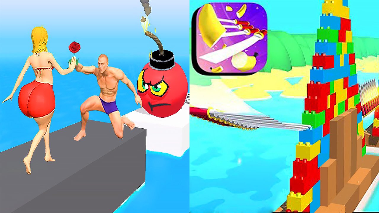 Мобильные игры Squeezy Girl и Flying Cut прохождение, геймплей и новые уровни для Android и IOS