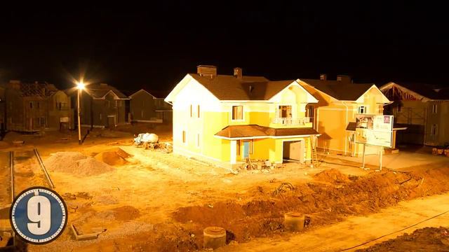 Как построить коттедж за 18 дней!