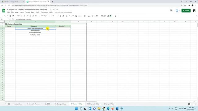 Free Keyword Research Template For SEO With Step-By-Step Guide