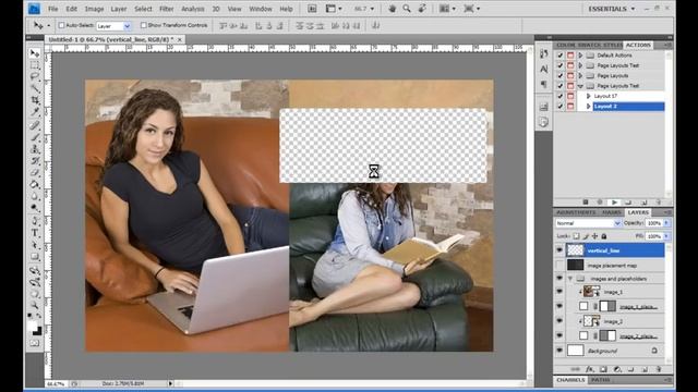 How To Use Page Layouts Photoshop Actions