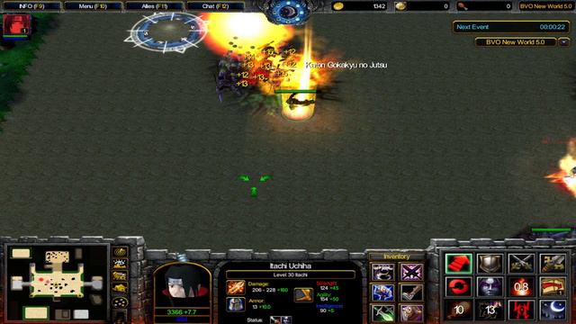 Warcraft 3 Bleach vs One Piece BVO 1vs1