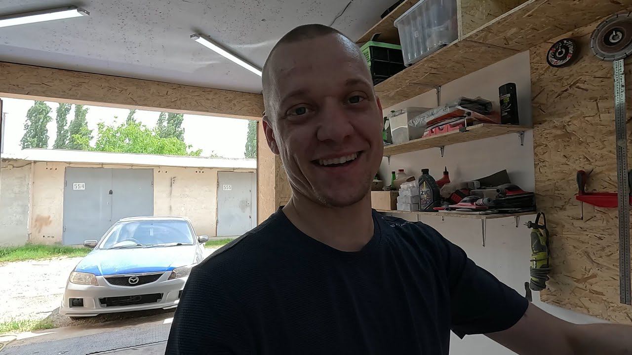 Делаем пороги на Mazda Familia Evo #тюнингмазда #самурай