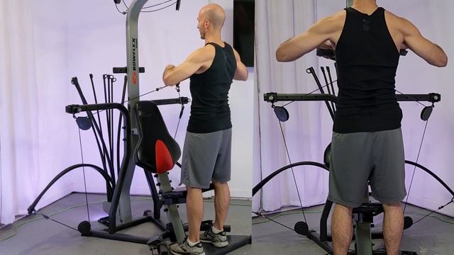 Crossover Back Row & Fly On The Bowflex | Mid Pulley Row | #XCEED #XTREME #M5 #Back
