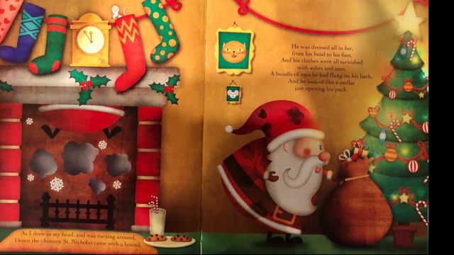 Kids Books Read Aloud: The Night Before Christmas by Clement C Moore
